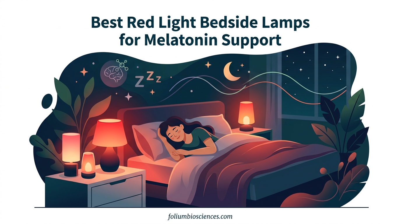 Best Red Light Bedside Lamps for Melatonin Support