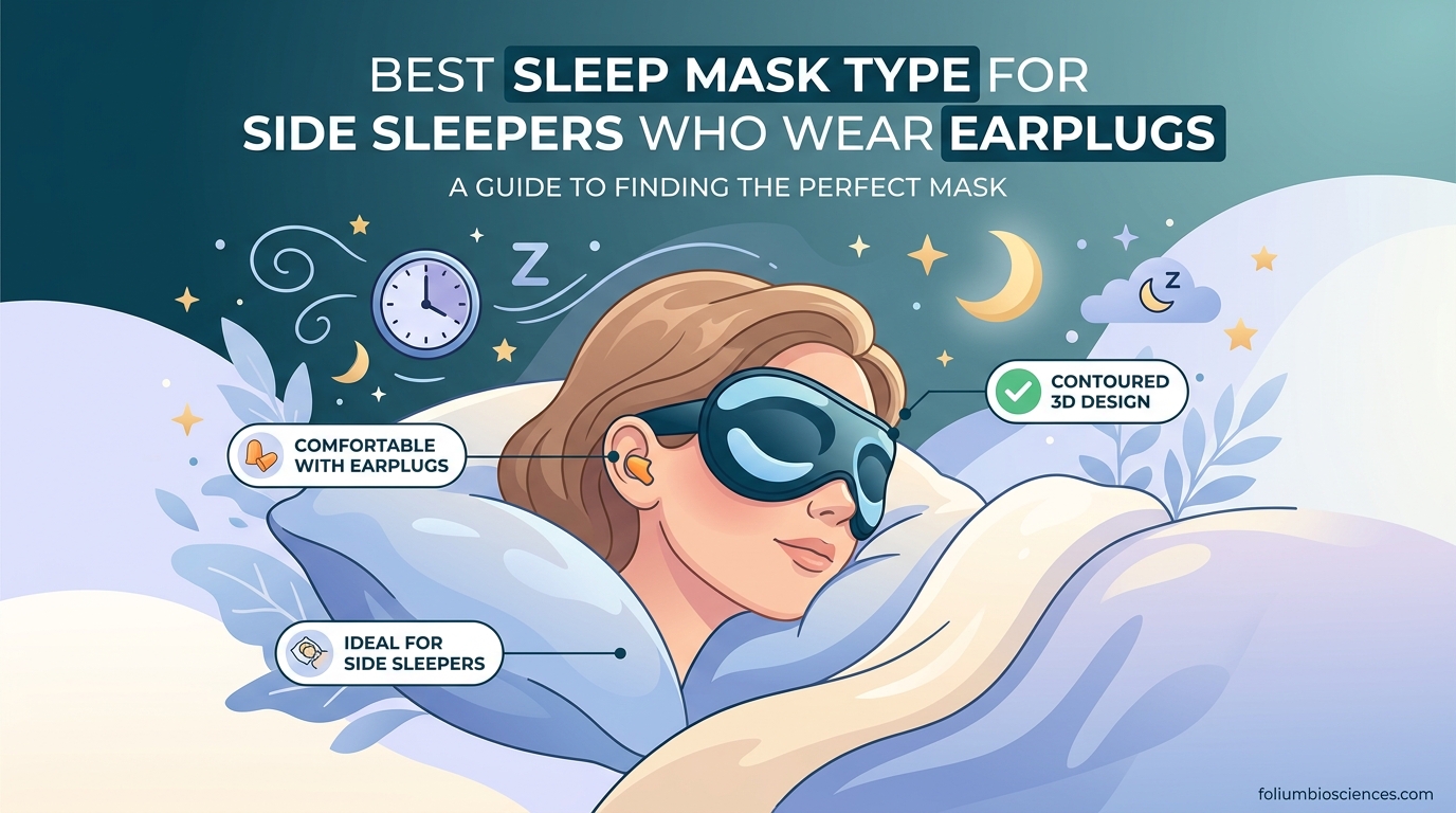 Best Sleep Mask Type for Side Sleepers Who Wear Earplugs