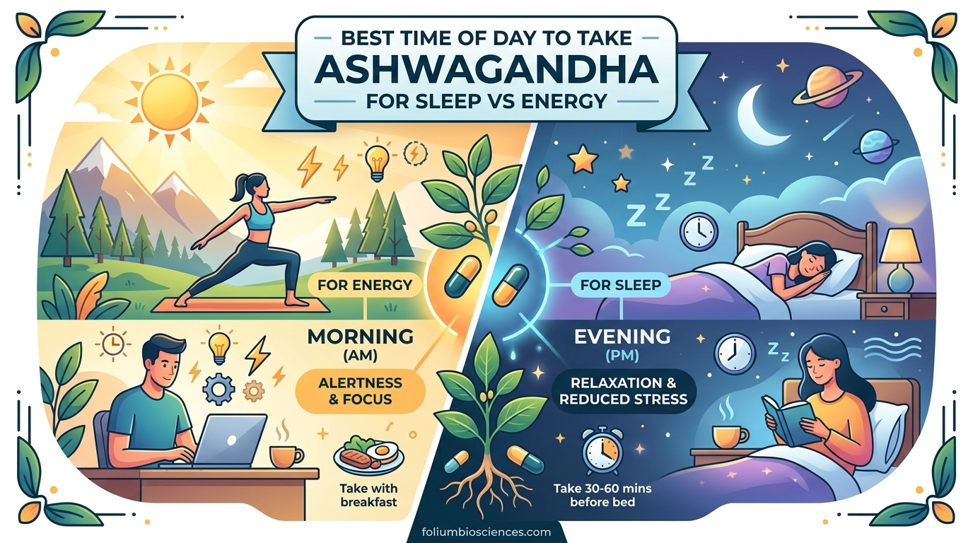 Best Time of Day to Take Ashwagandha for Sleep vs Energy