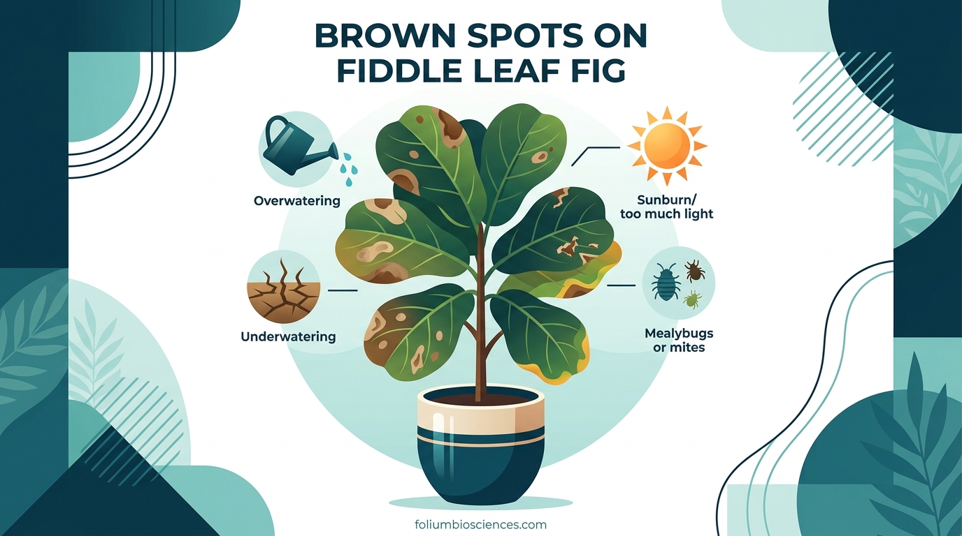 Brown Spots on Fiddle Leaf Fig