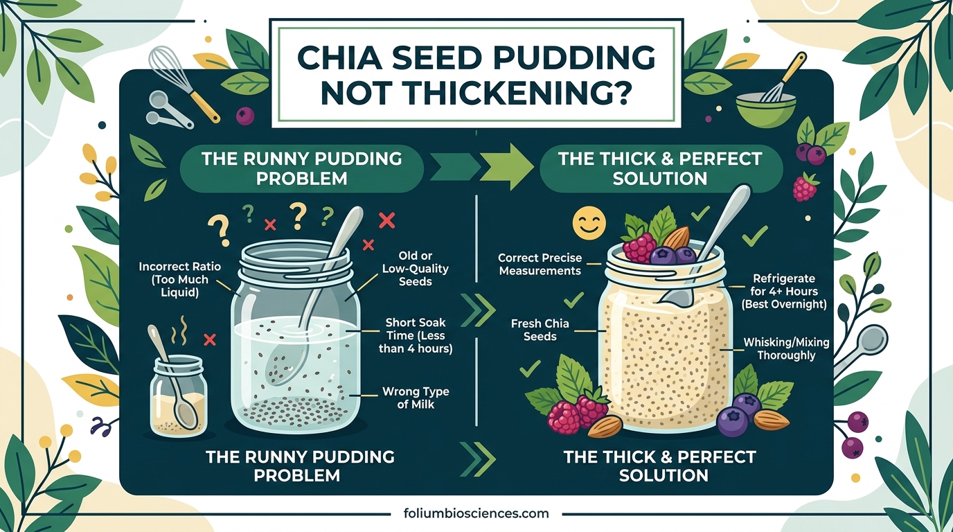 Chia Seed Pudding Not Thickening