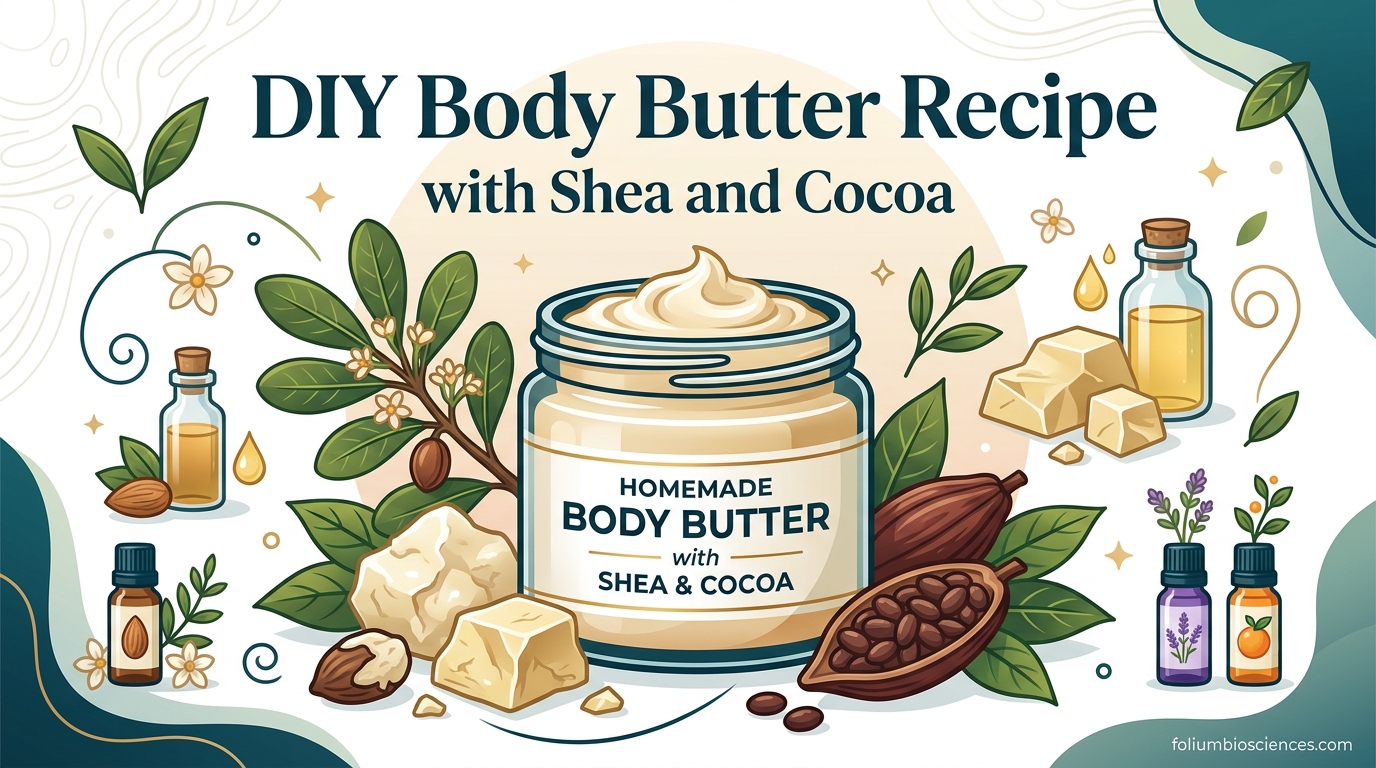 DIY Body Butter Recipe with Shea and Cocoa