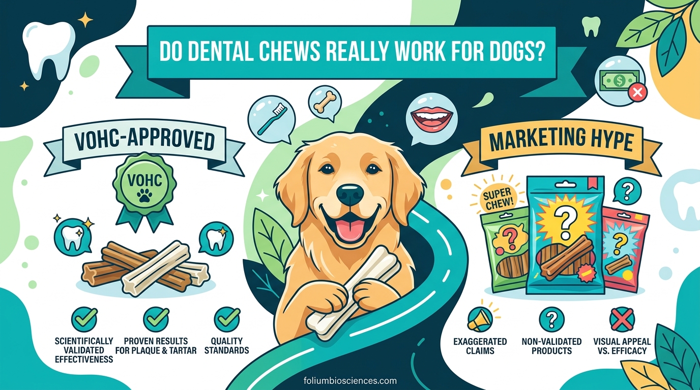 Do Dental Chews Really Work for Dogs VOHC-Approved vs Marketing Hype