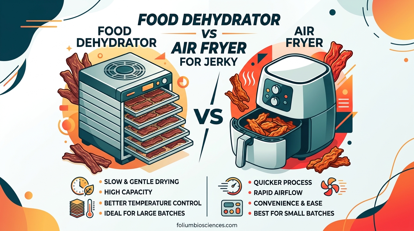 Food Dehydrator vs Air Fryer for Jerky