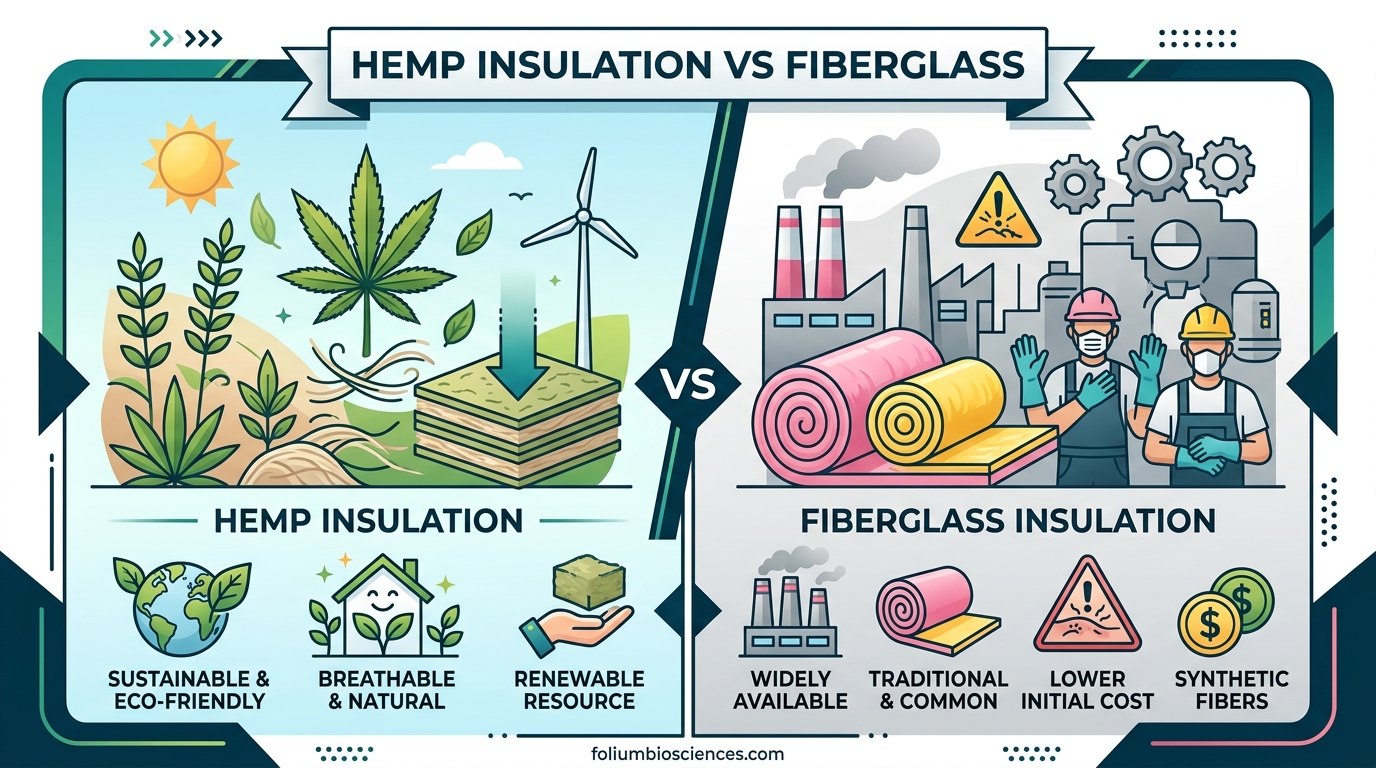 Hemp Insulation vs Fiberglass