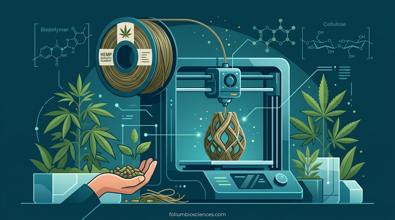 Hemp Plastic for 3D Printing