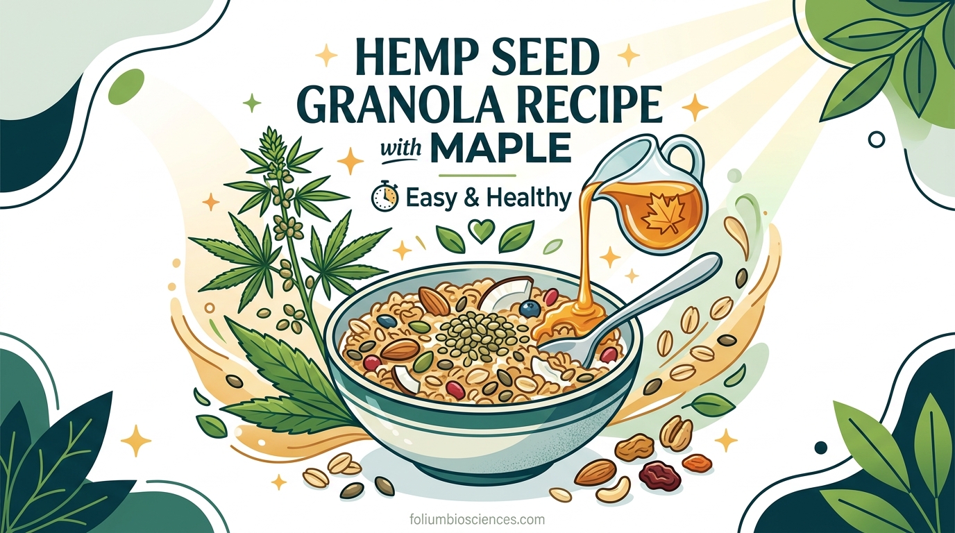 Hemp Seed Granola Recipe with Maple - Easy & Healthy