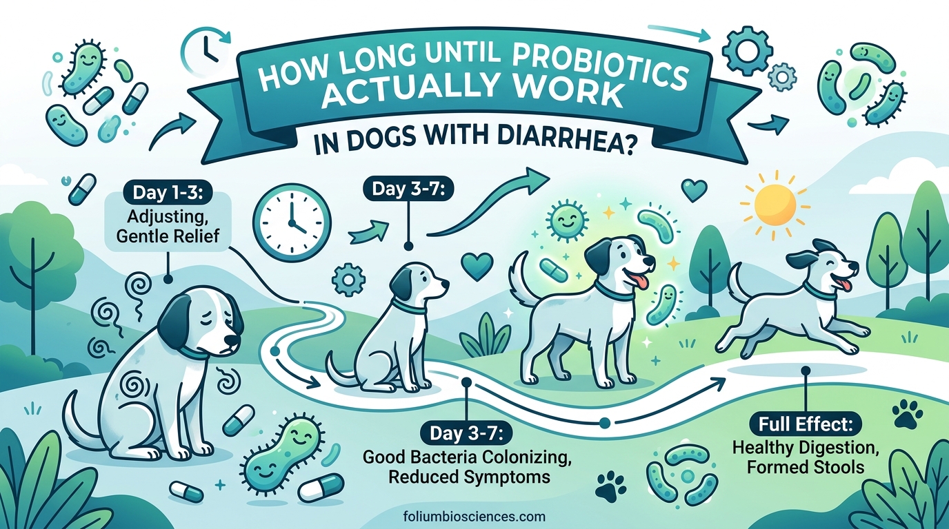 How Long Until Probiotics Actually Work in Dogs with Diarrhea