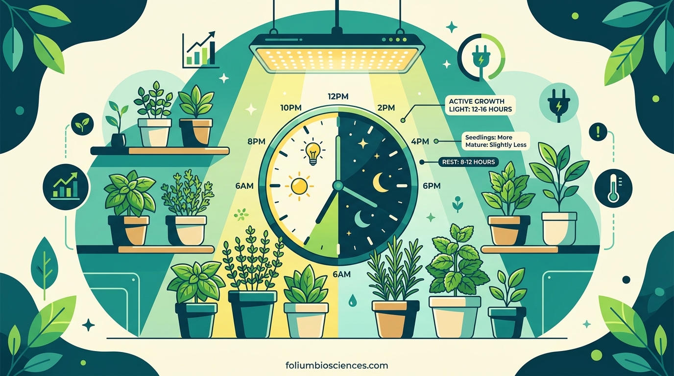 How Many Hours of Grow Light Do Indoor Herbs Really Need