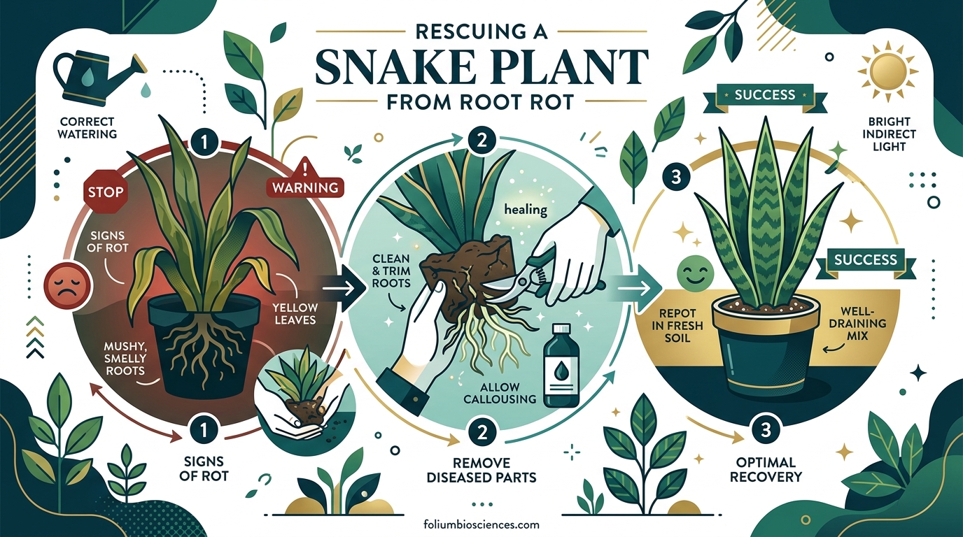 How to Save a Snake Plant with Root Rot