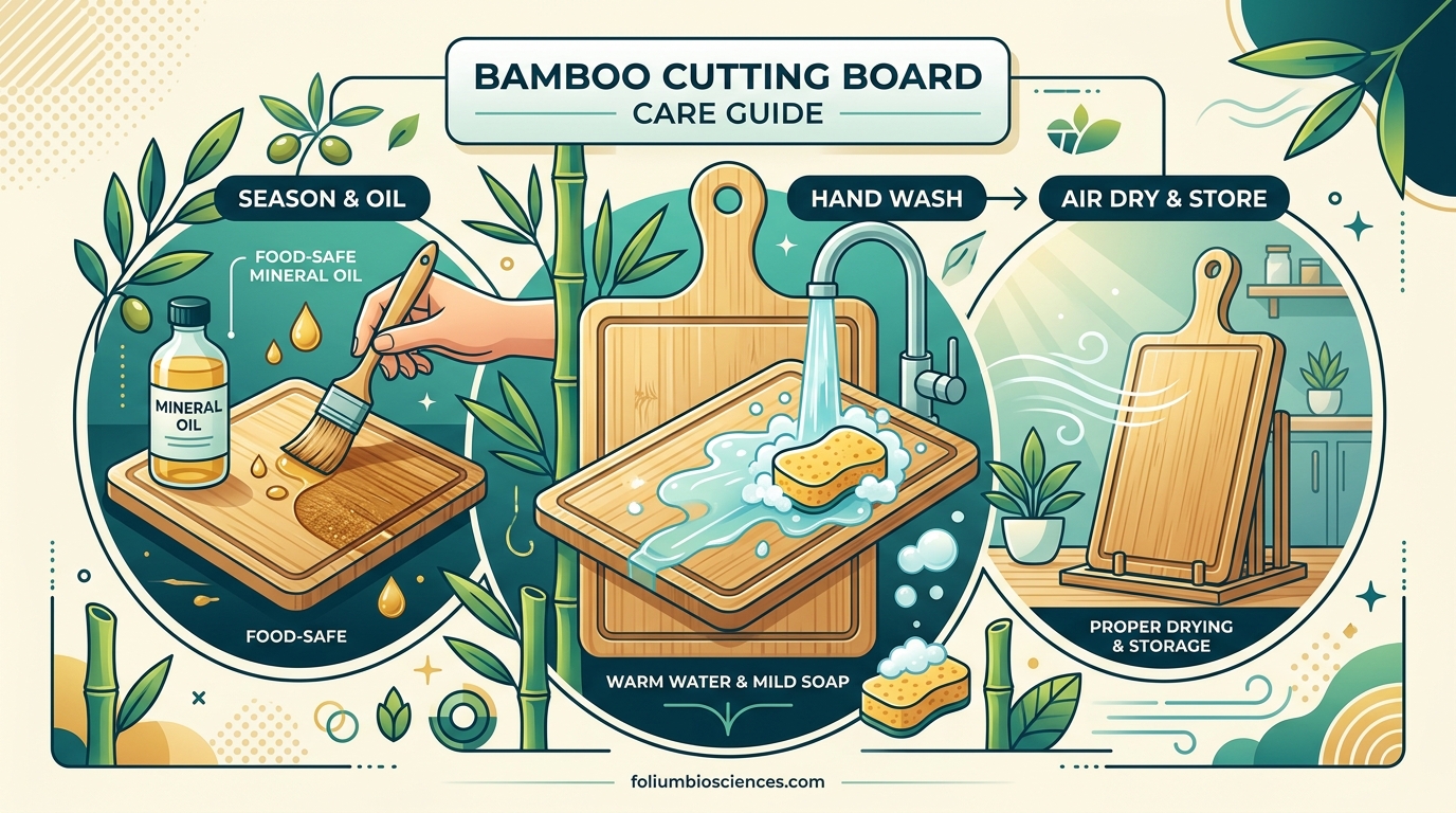 How to Season and Care for a Bamboo Cutting Board