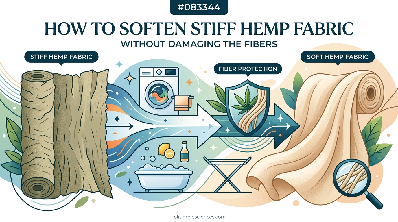 How to Soften Stiff Hemp Fabric Without Damaging the Fibers