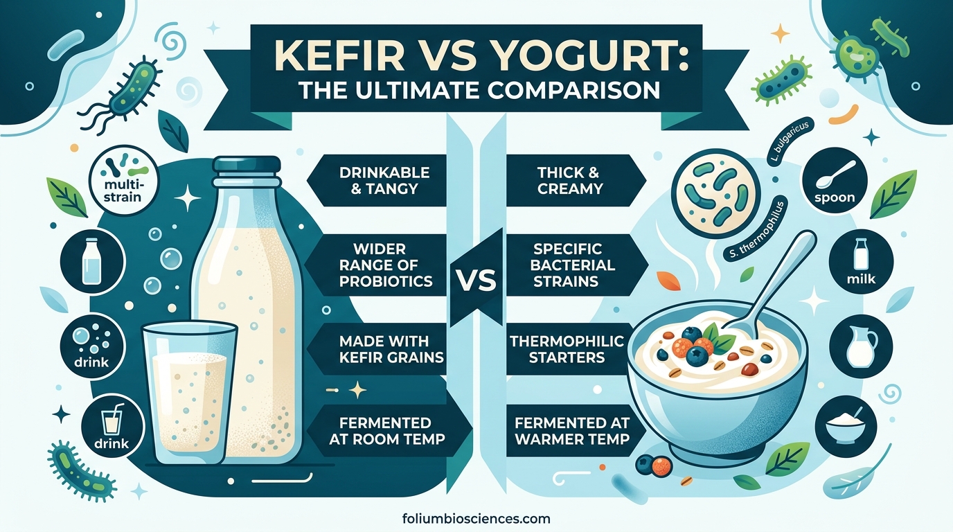 Kefir vs Yogurt