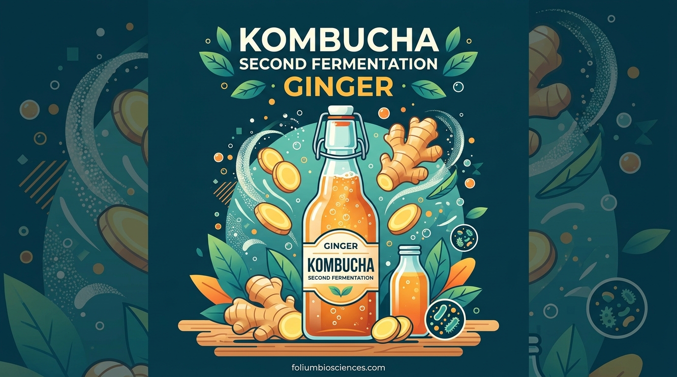 Kombucha Second Fermentation Ginger