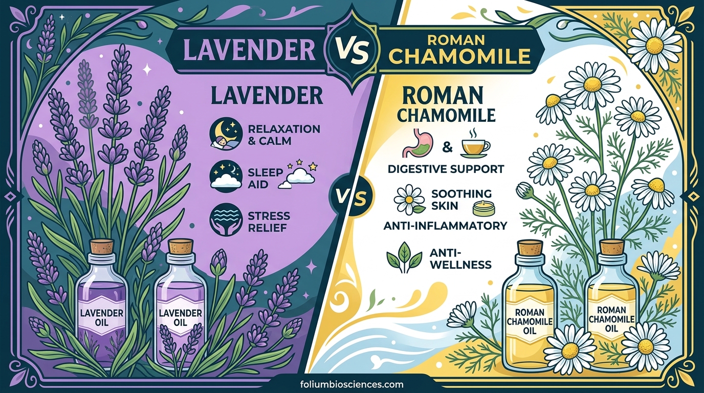 Lavender vs Roman Chamomile