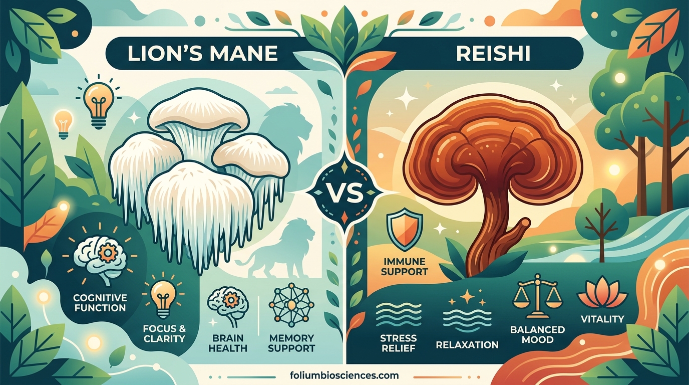 Lion's Mane vs Reishi