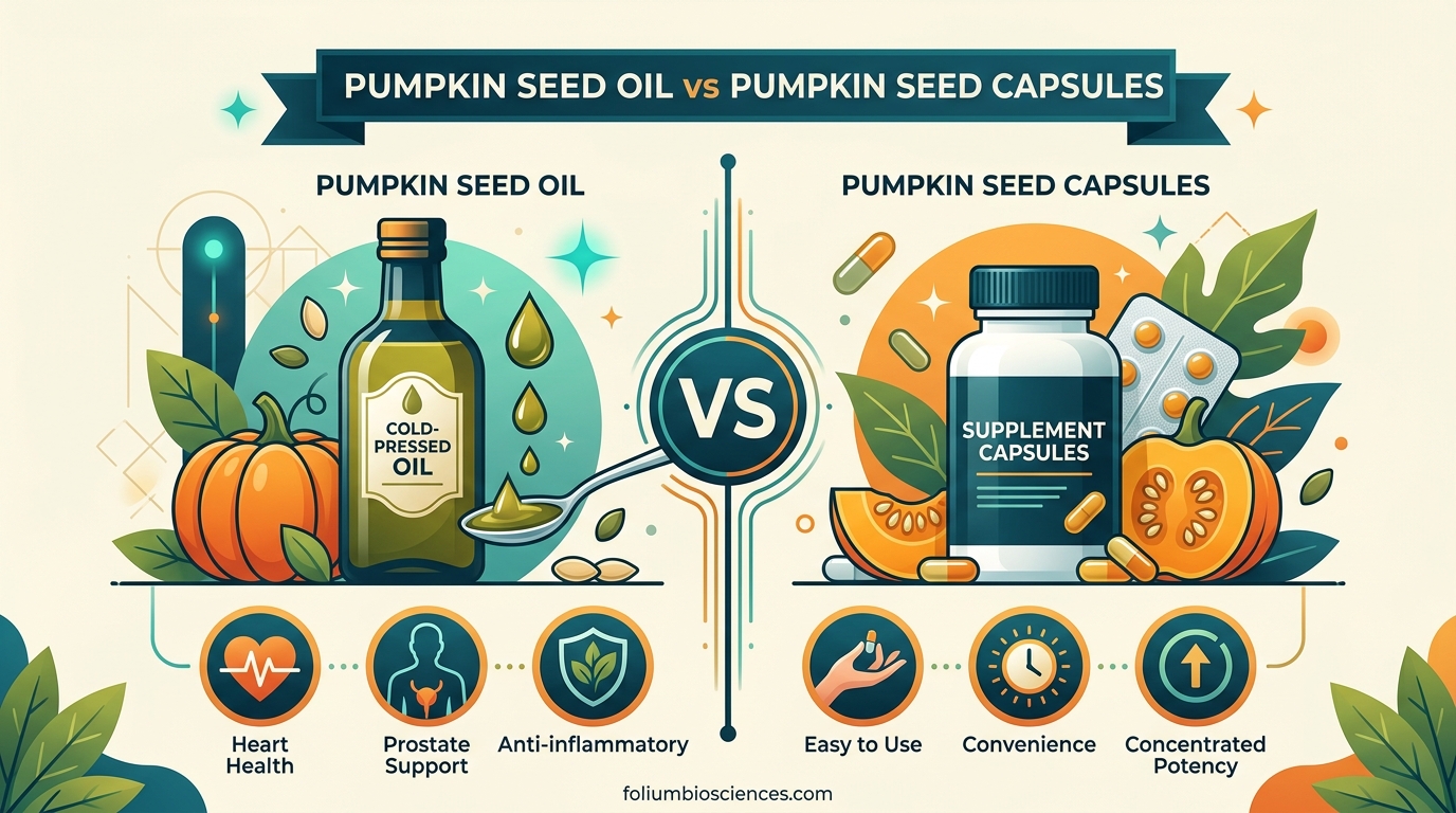 Pumpkin Seed Oil vs Capsules