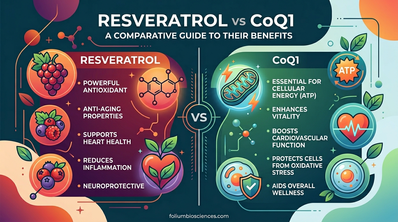 Resveratrol vs CoQ1