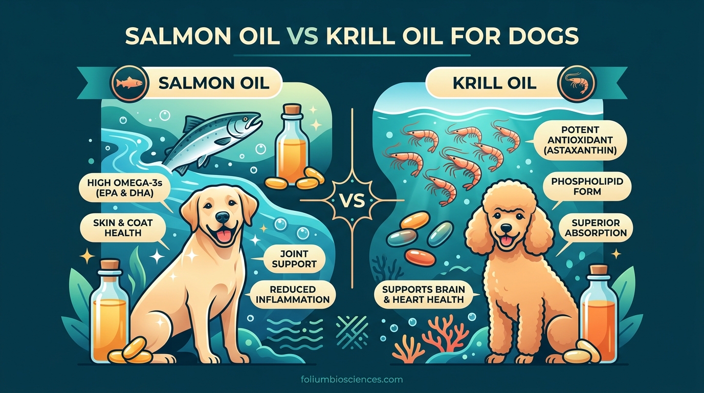 Salmon Oil vs Krill Oil for Dogs