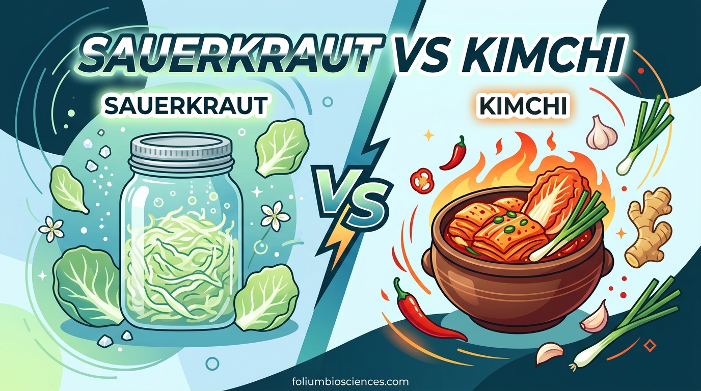 Sauerkraut vs Kimchi