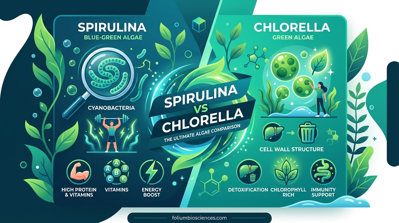Spirulina vs Chlorella