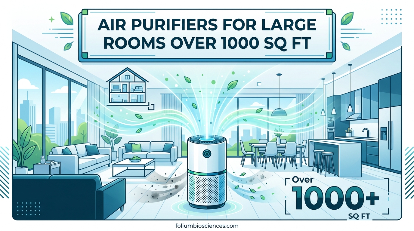 Air Purifiers for Large Rooms Over 1000 Sq Ft
