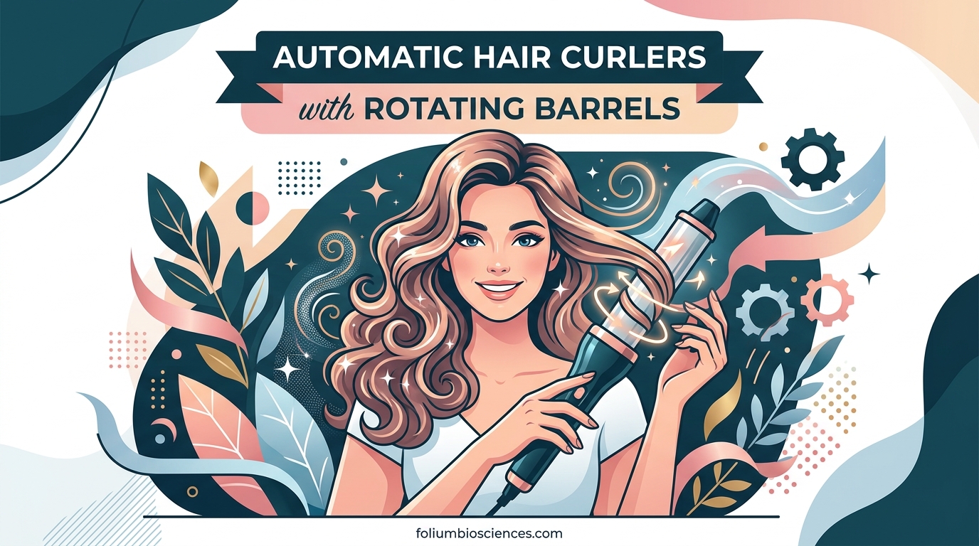 Automatic Hair Curlers with Rotating Barrels