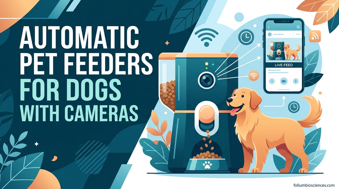 Automatic Pet Feeders for Dogs with Cameras