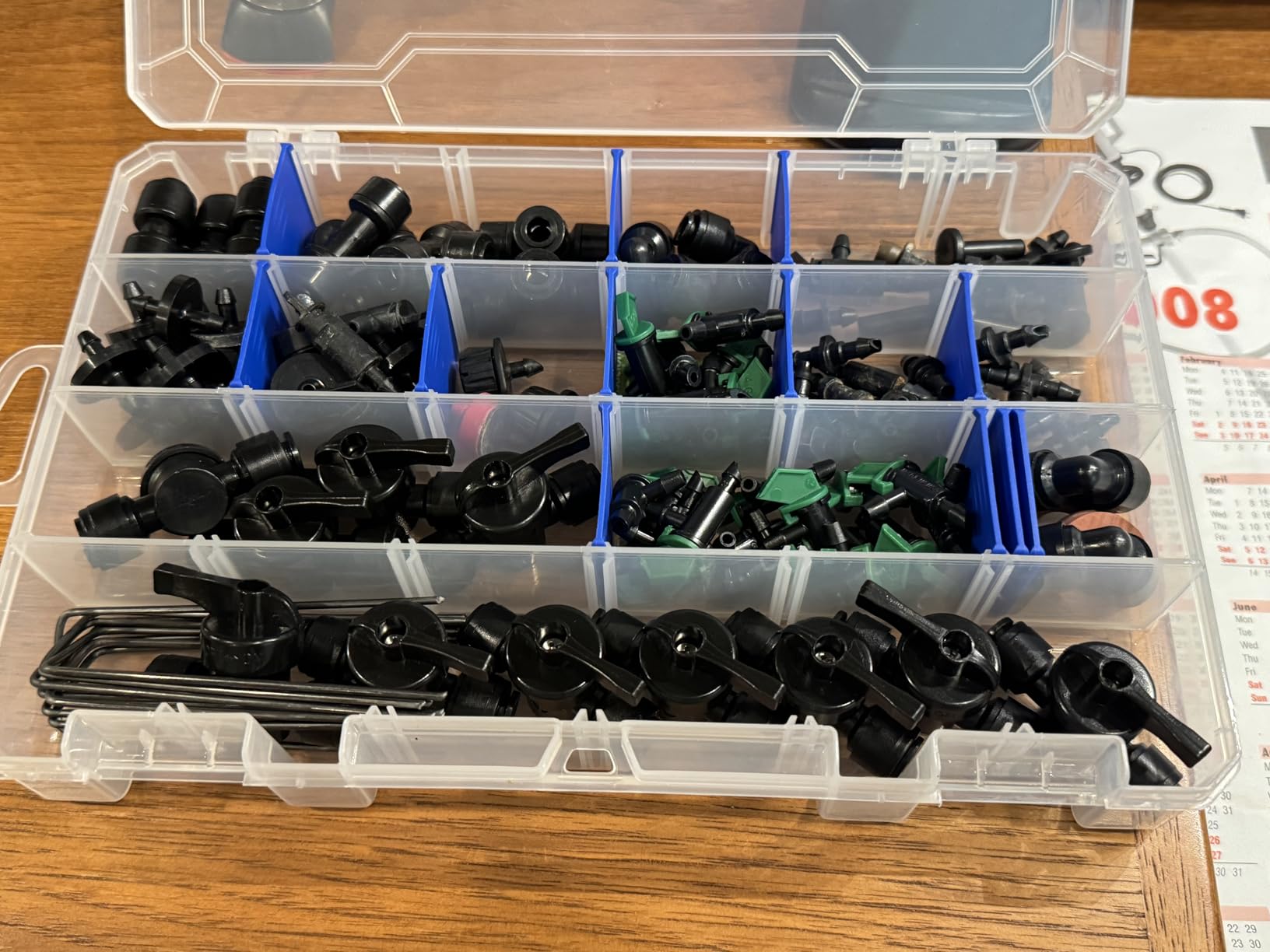 Flambeau Outdoors 4007 Tuff Tainer Fishing Tackle Box with Zerust Anti-Rust Dividers - Includes 12 Dividers, 24 Compartments, Clear Fishing Lure Organizer - 11