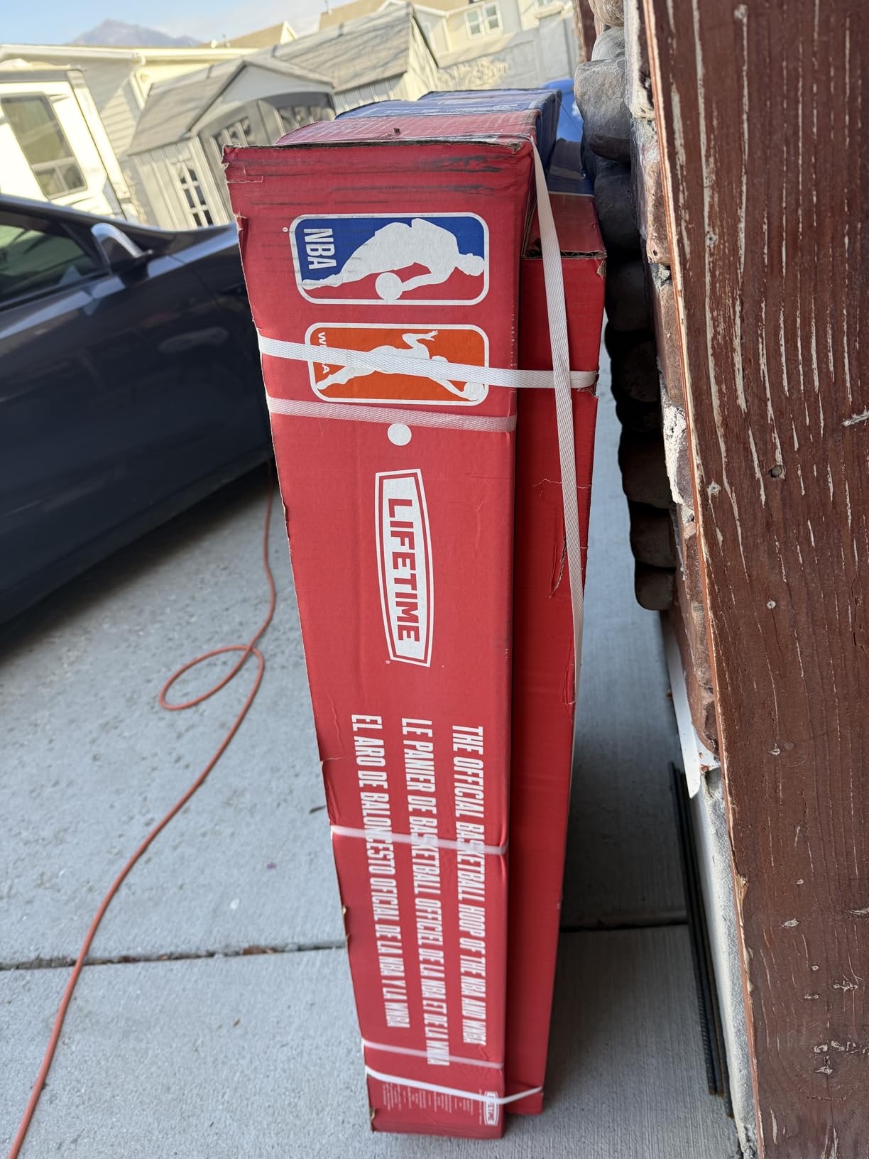 Lifetime Portable Basketball Hoop, Adjustable Height 7.5-10 Ft, 44 Inch Shatterproof Fusion Backboard, Base with Wheels customer photo 1