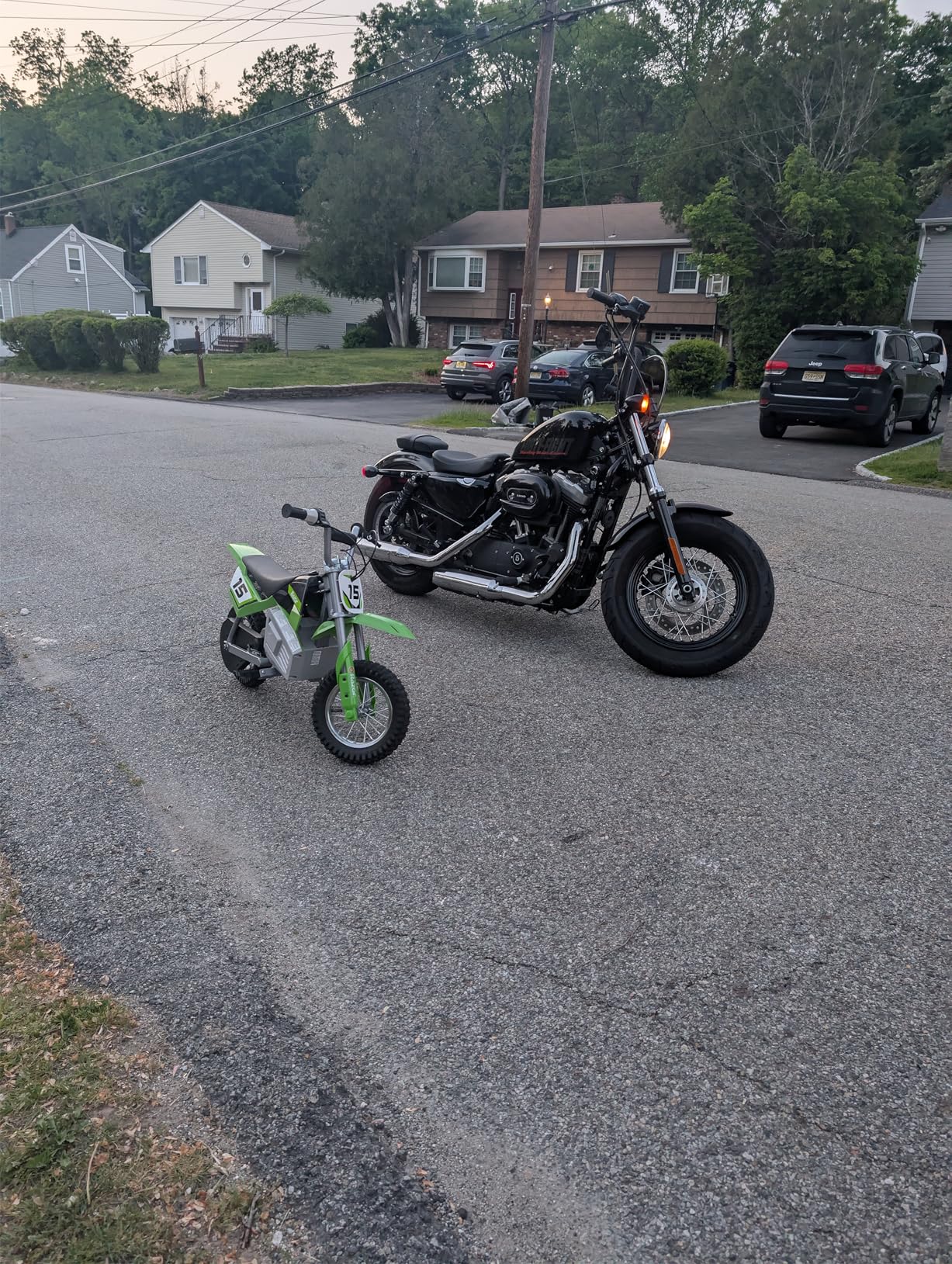 Razor MX400 Dirt Rocket Electric Bike for Kids Ages 8+, 140 Pounds Max Weight, Green - 24-Volt Battery, Up to 14 Mph, 30-Minute High Speed Ride Time, Twist-Grip Throttle, 12-Inch Pneumatic Tires customer photo 1
