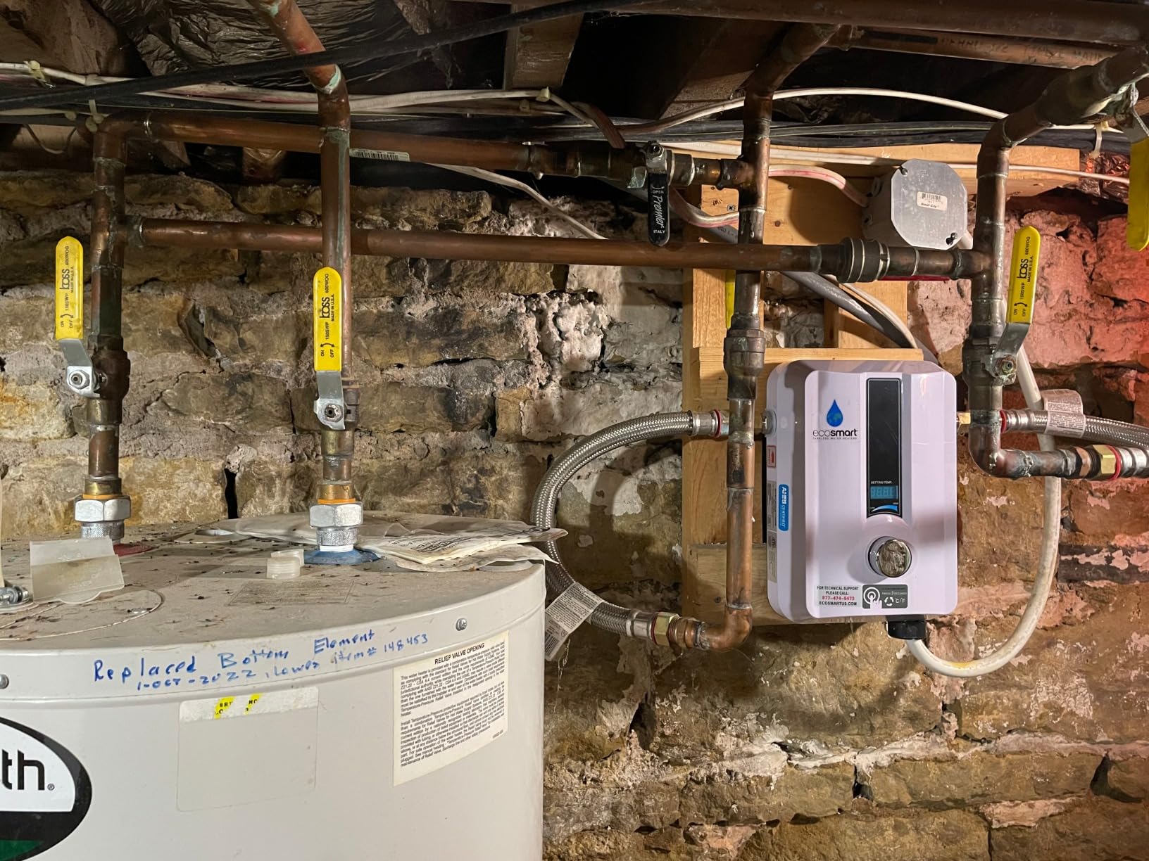 EcoSmart ECO 11 Electric Tankless Water Heater, 13KW at 240 Volts with Patented Self Modulating Technology customer photo 1