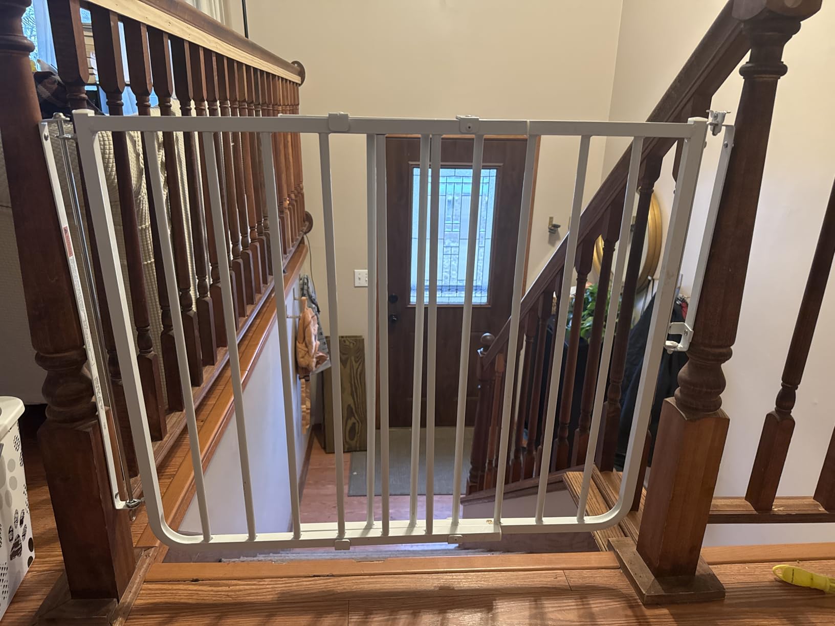 Cardinal Gates SS30 Stairway Special Baby Gate for Top of Stairs - Adjustable Indoor Dog Gate - Aluminum Metal Safety Gate for Kids & Pets - 27 to 42.5 Inches Wide - Black - USA Based Company customer photo 2