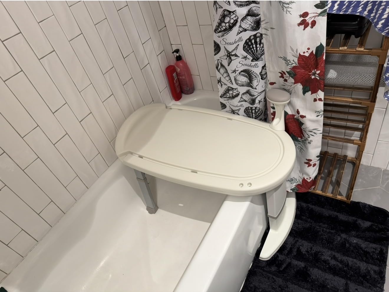Moen Home Care Bath Safety Tub Transfer Bench, Shower Chair for Elderly and Disabled with Adjustable Height, DN7105 customer photo 2