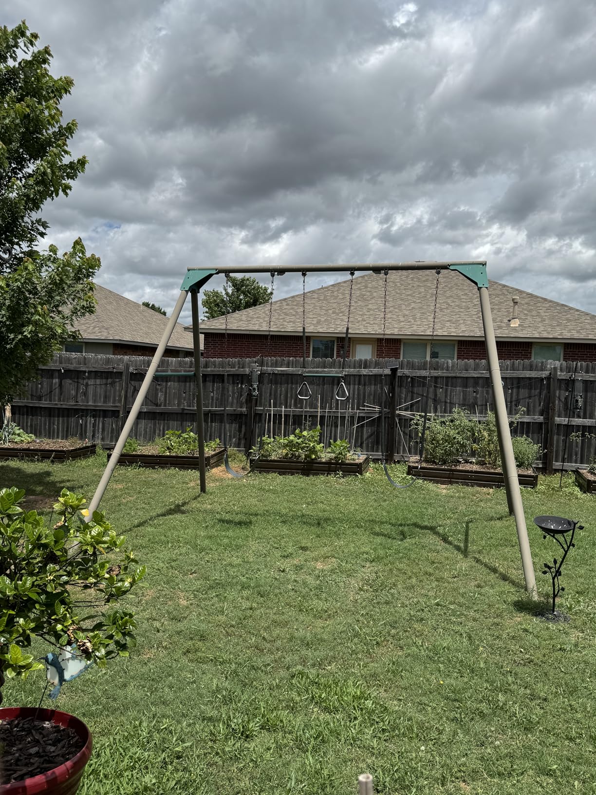 Lifetime Heavy Duty A-Frame Metal Swing Set customer photo 1