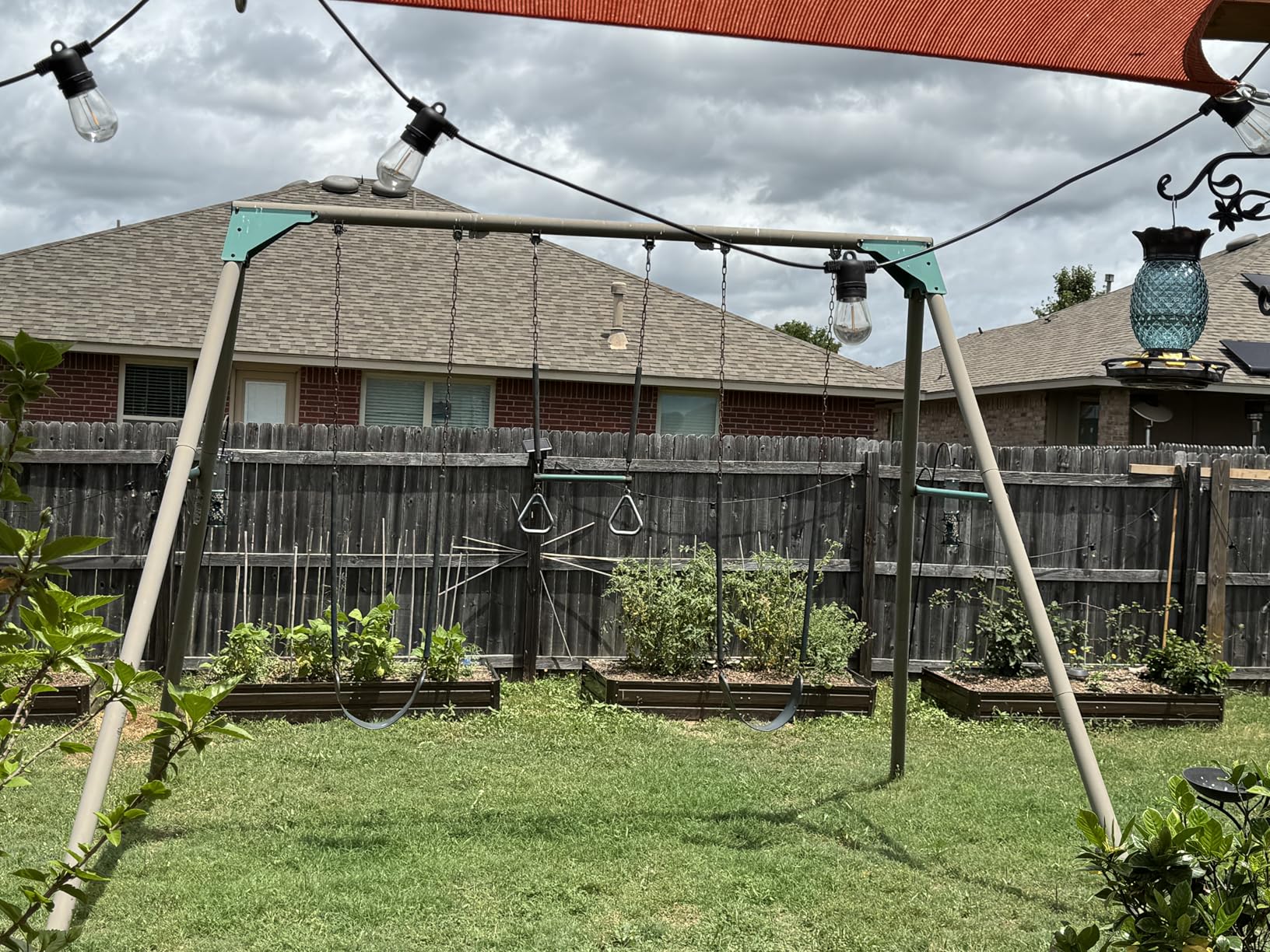 Lifetime Heavy Duty A-Frame Metal Swing Set customer photo 2
