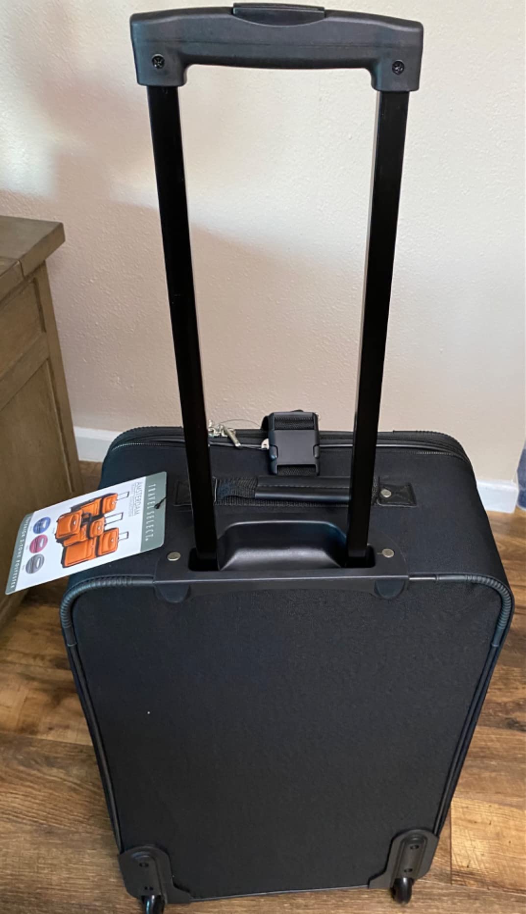 Travel Select Amsterdam Softside Expandable Luggage with Rolling Wheels, Orange, 4-Piece Set (15/21/25/29) customer photo 1