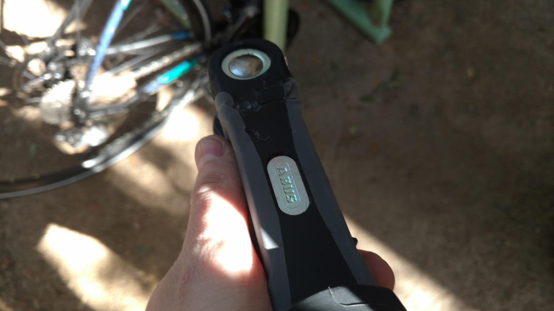 ABUS 551604 Bordo GRANIT X Plus 6500/85cm (33.46 in) black - Folding lock, Bike lock, Security level 15, 85cm/5.5mm (55160) customer photo 1