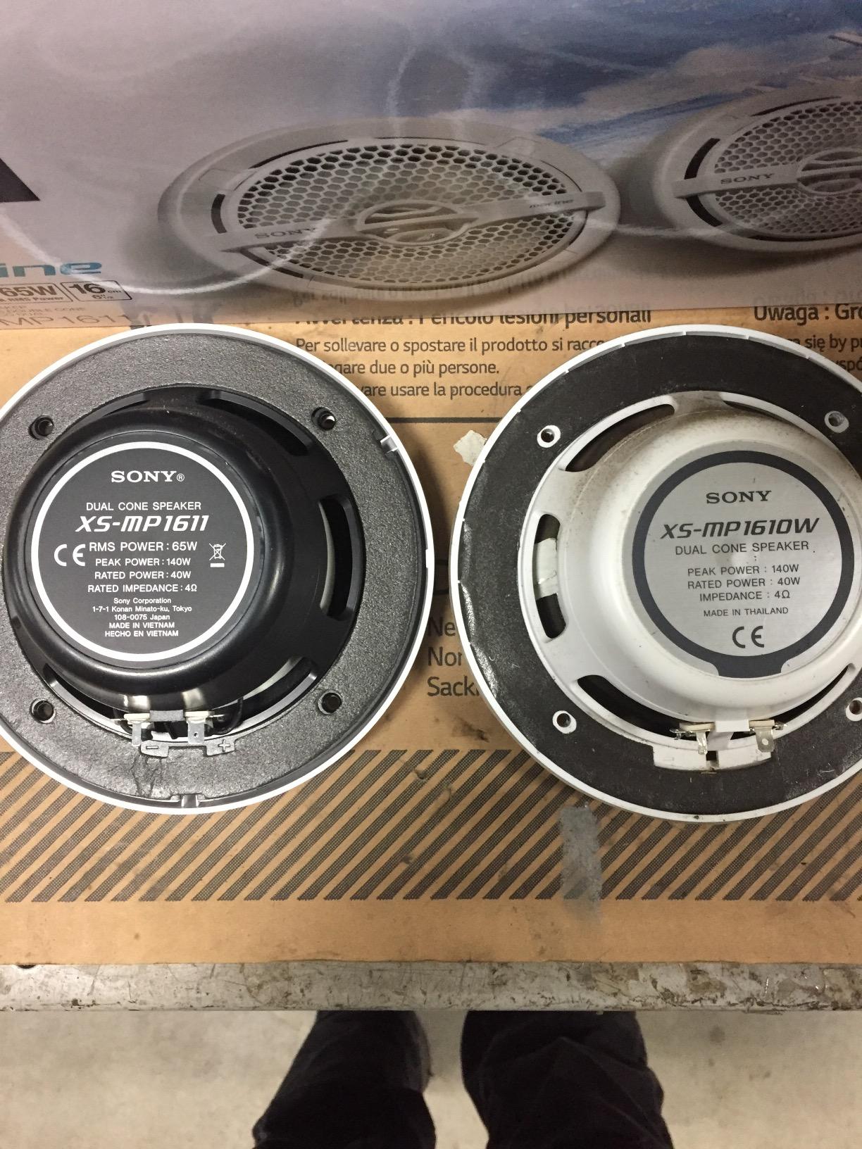 Sony Marine Audio Speakers Stereo Marine Use Certified with 6.5 Inch Dual Cone Design for Boats, Pools, and Other Outdoor Audio Systems, White customer photo 2