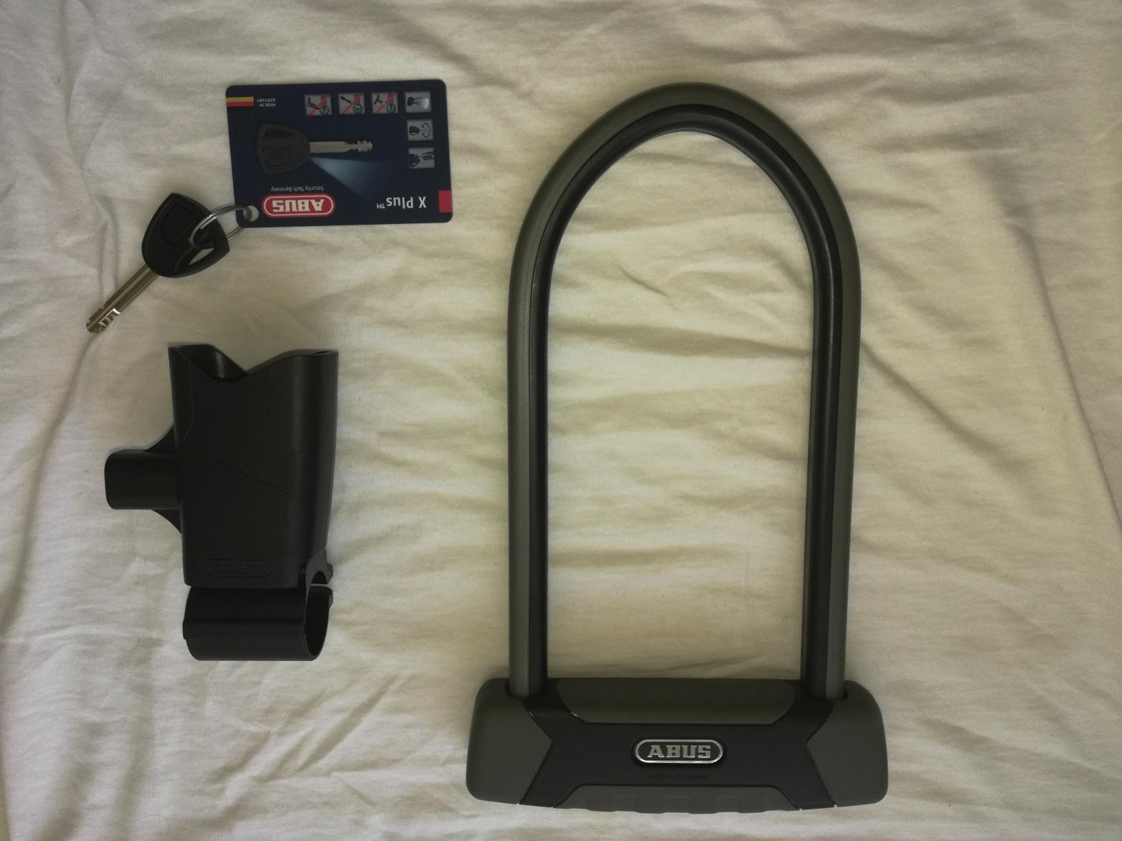 ABUS U-Lock Granit XPlus 540, Bike Lock with XPlus Cylinder, High Protection Against Theft, ABUS Security Level 15, Black/Grey, 23 cm customer photo 2