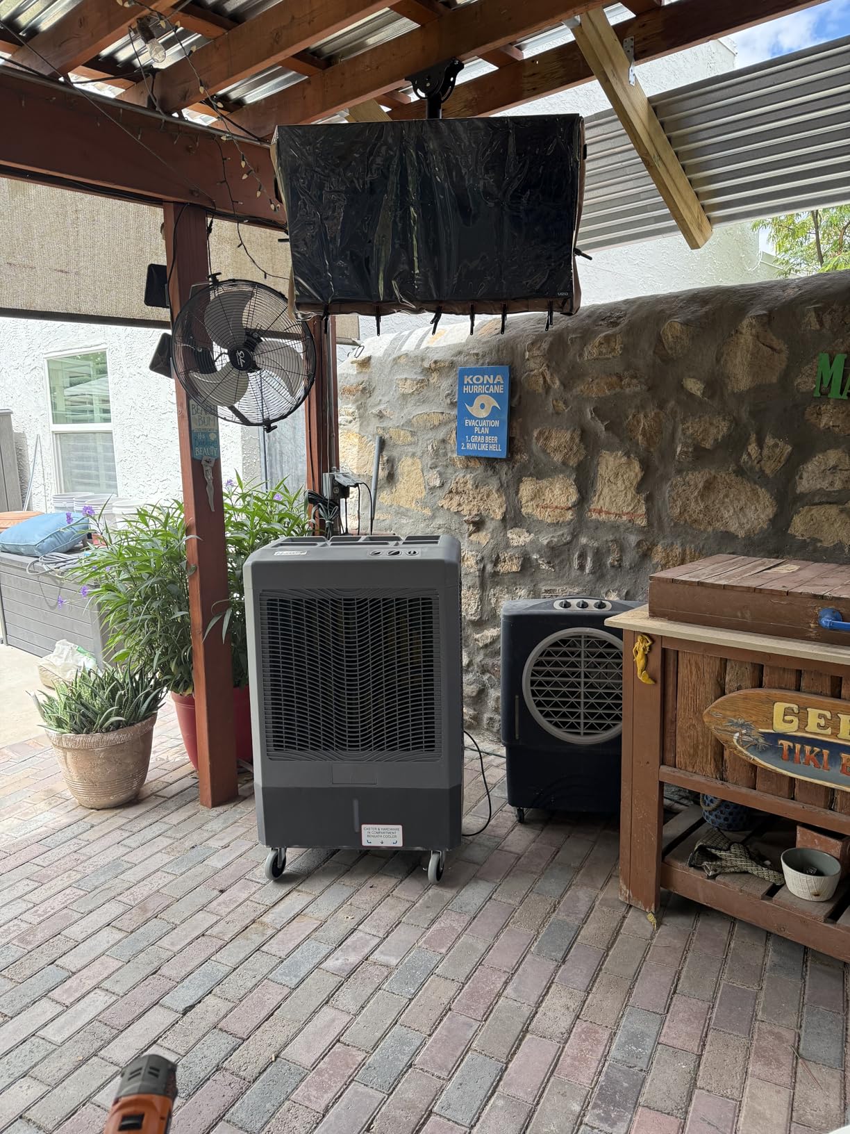 Hessaire MC61M 5300 CFM 3-Speed Portable Evaporative Cooler for 1600 sq. ft. customer photo 1