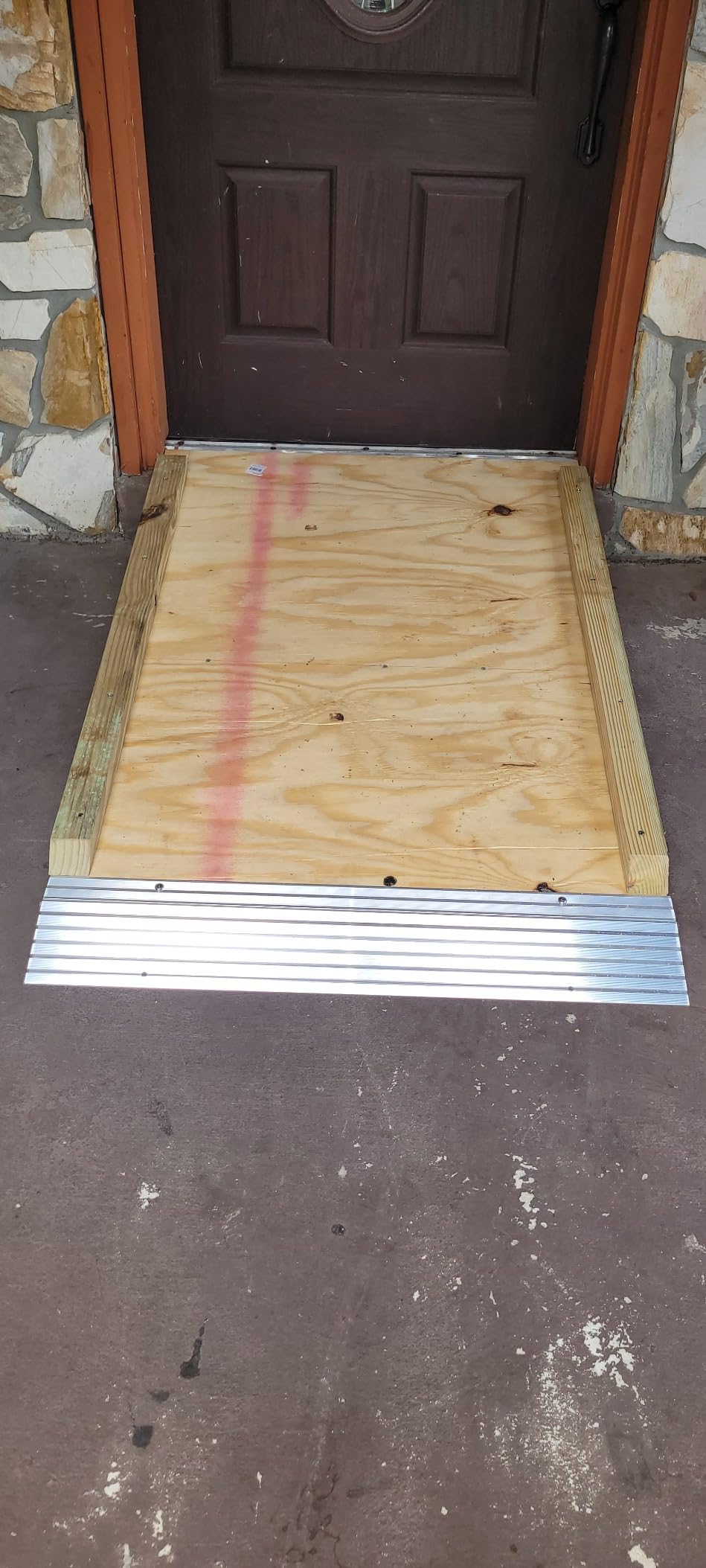 EZ-ACCESS - Threshold Ramps for Doorways - Portable Wheelchair Ramp for Home Steps, Aluminum Door Threshold Sliding Doors, and Wheelchair Access - Adjustable Modular Transitions, 1.5