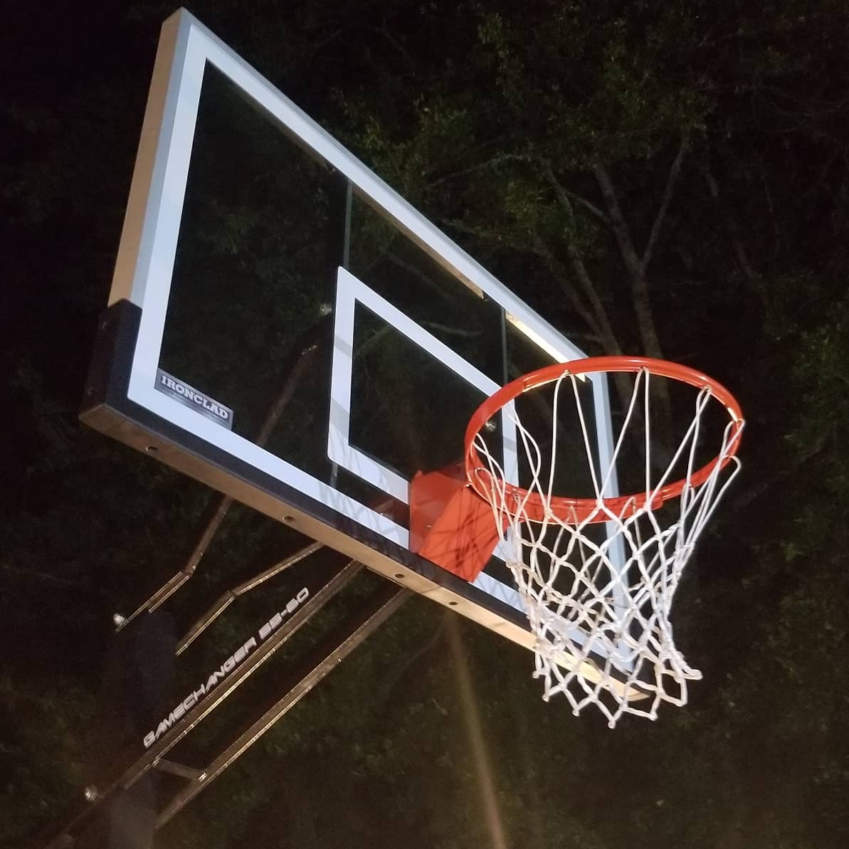 Game Changer in-Ground Adjustable Basketball Goal Hoop with 60