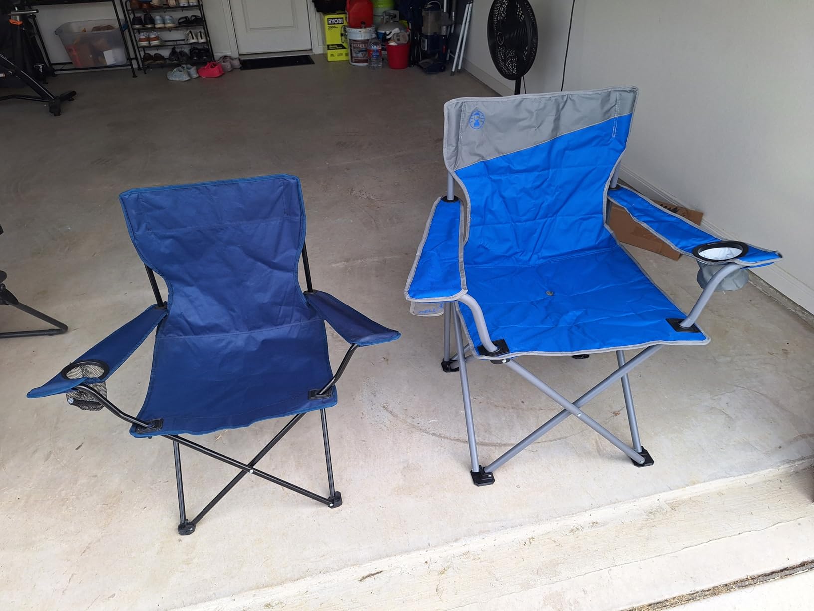 Coleman Big-N-Tall Camping Chair with Cup Holder & Side Pocket, Water-Resistant XL Outdoor Seat Supports up to 600 lbs, Great for Camping, Tailgating, Firepits, Patio, & More customer photo 2