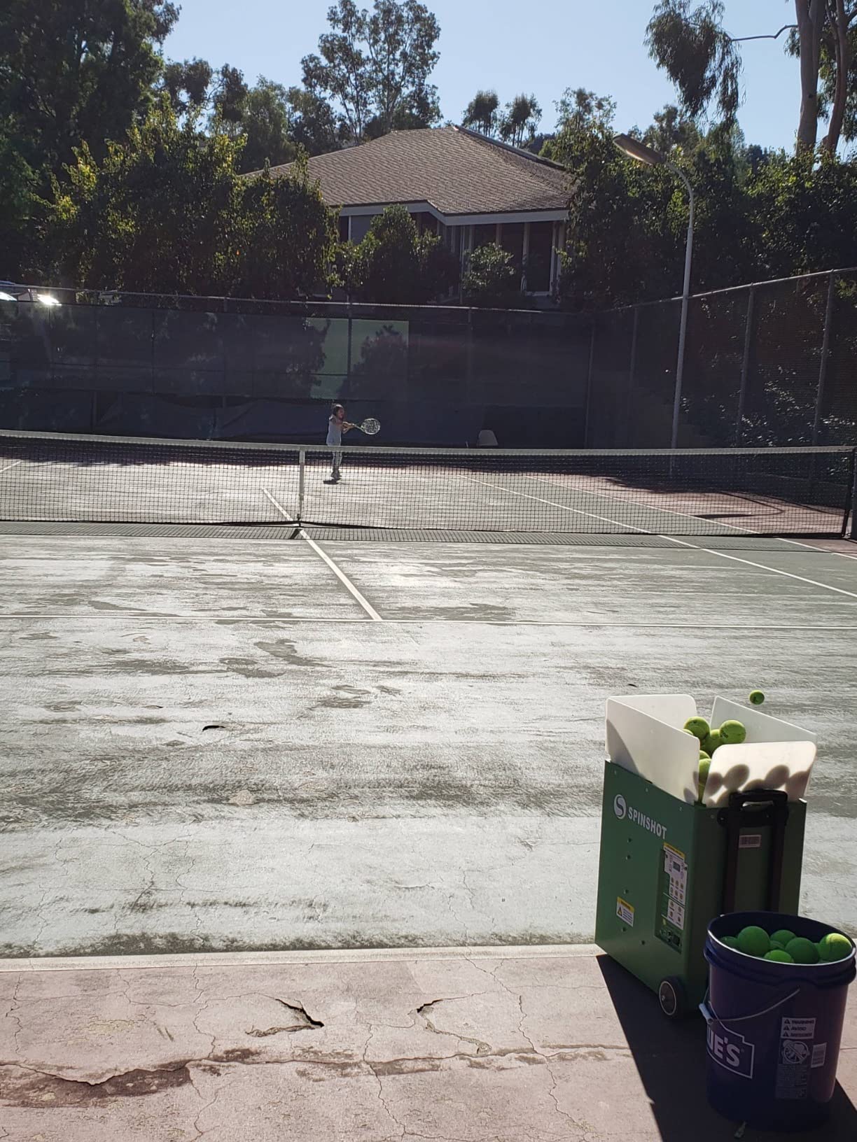 SPINSHOT PLAYER Plus-2 Tennis Ball Machine (Plus2 Model = Plus Model + Player Model) customer photo 2