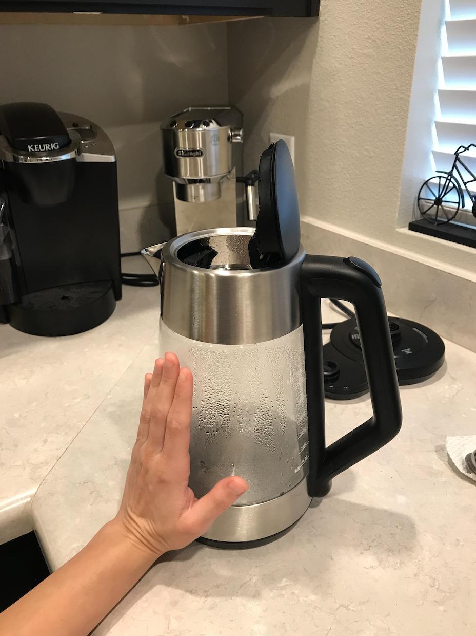 OXO Brew Adjustable Temperature Kettle, Electric Kettle, Glass and Stainless Steel, Holds Temperature for 30 Minutes customer photo 1