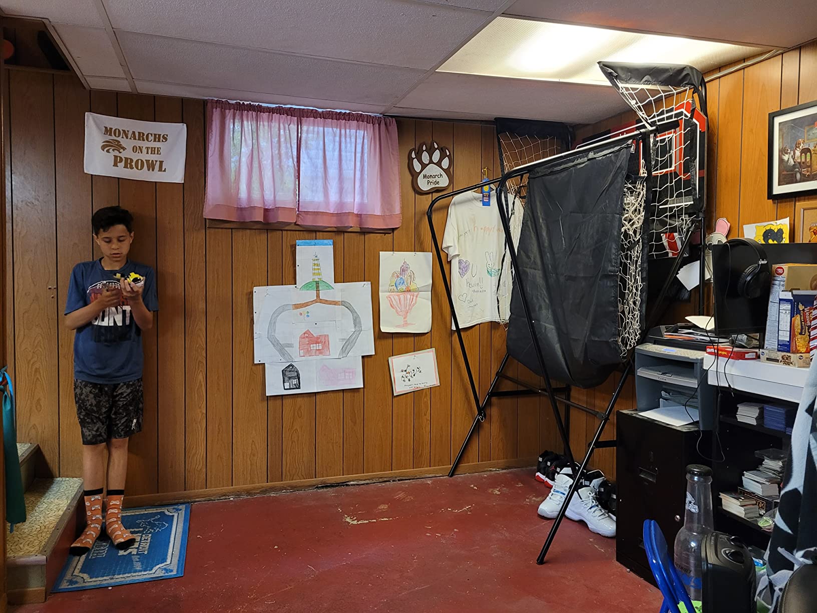 Triumph Playmaker Shootout Basketball Arcade Game - Electronic Scorer, LED Display, 8 Game Modes, 4 Balls, Pump & Quick Connect Frame - Fast-Paced Indoor Fun for Kids, Teens & Family Game Nights customer photo 2