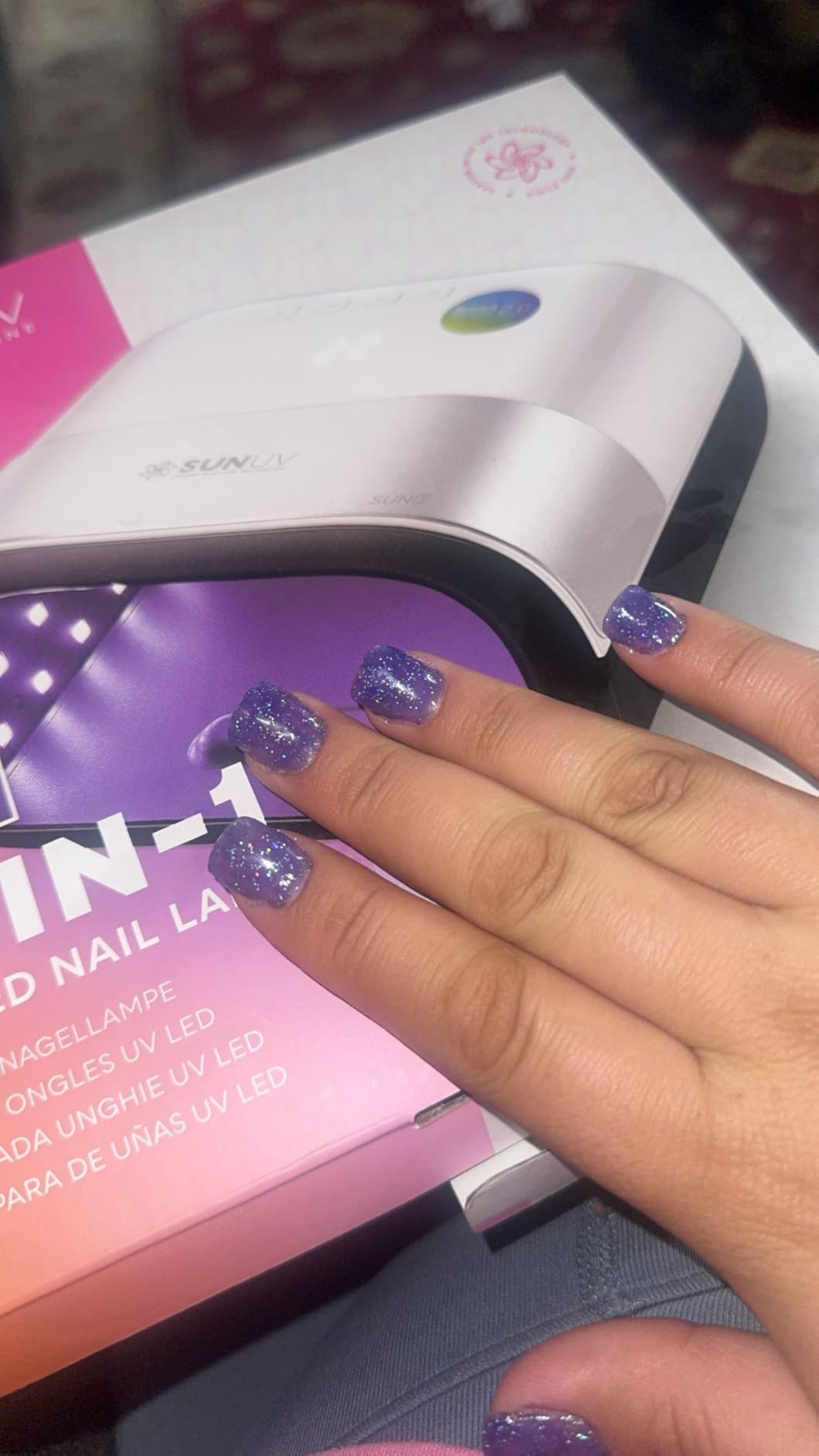SUNUV SUN3 Professional UV LED Nail Lamp, Wired UV Light for Gel Nails & Polish with 4 Timers & Smart Sensor, 39 LED Beads | Salon & Home Manicure Gift for Women customer photo 1