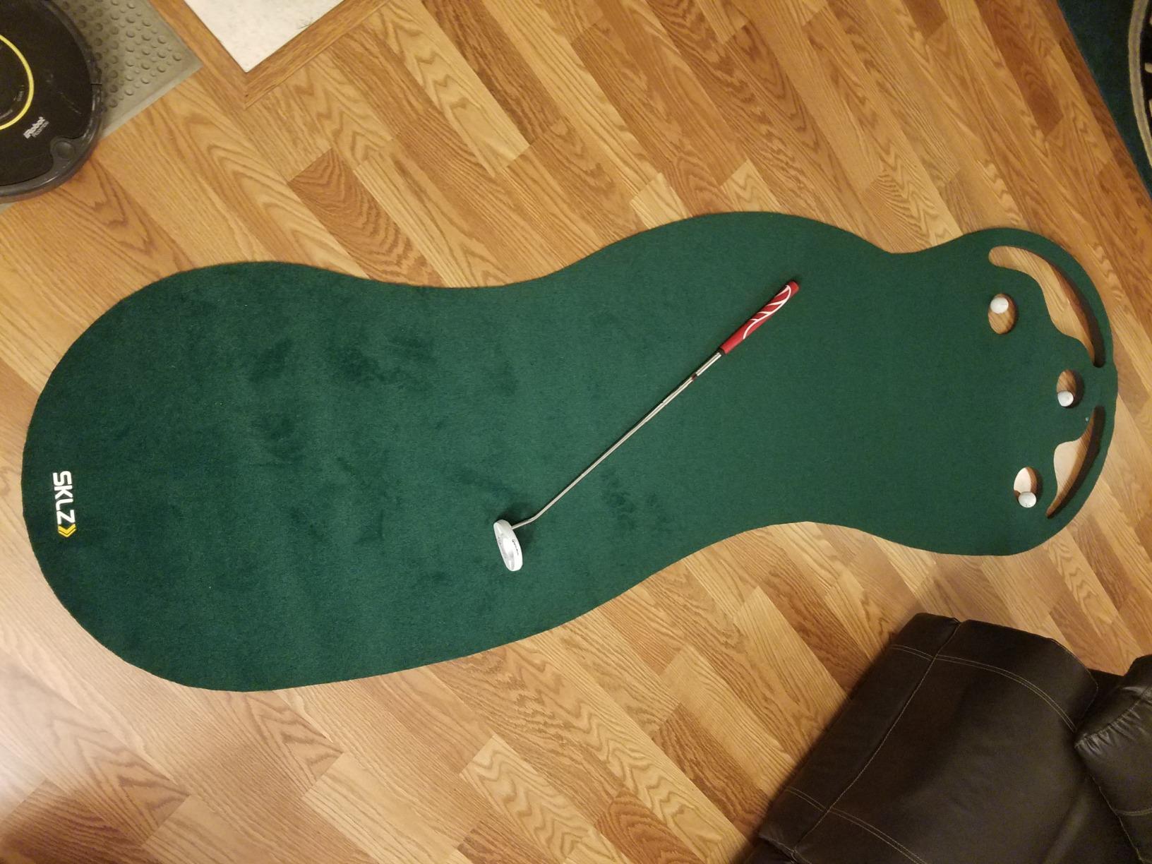 SKLZ Putting Green: Realistic Home Practice Putting Mat customer photo 2