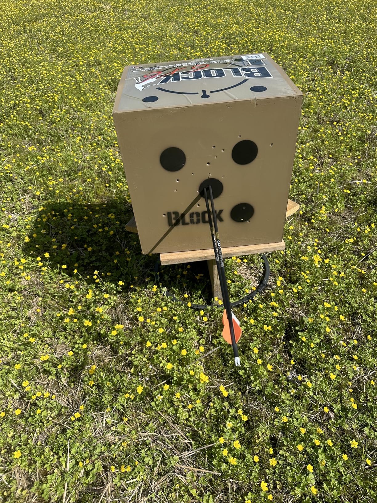 Block 6x6 Poly Fusion Archery Target 6-Sided, 18x18x16, Polyfusion Technology customer photo 1